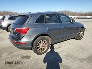 2012 Audi Q5 Premium with VIN WA1CFAFP5CA082466, listed as a Copart auction lot 86595754 with 50,622 mi miles and Salvage title. Bid and sale history available at DreamBid. Image 3.