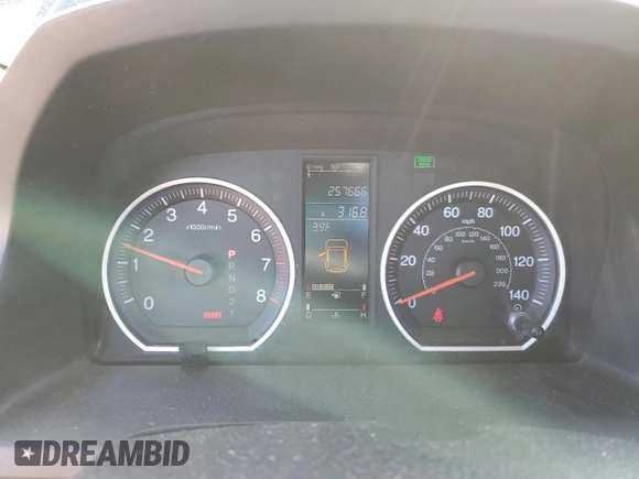 2009 Honda CR-V EX-L with VIN 5J6RE487X9L036107, listed as a Copart auction lot 47734925 with 257,666 mi miles and Salvage Title. Bid and sale history available at carsss.com. Image 9.