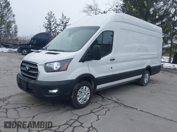 2020 Ford Transit Cargo with VIN 1FTBW3XG0LKB42773, listed as a IAAI auction lot 41564980 with 57,124 mi miles and . Bid and sale history available at carsss.com. Image 21.