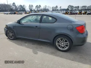 2005 Scion tC with VIN JTKDE177450057703, listed as a Copart auction lot 46842755 with 190,486 mi miles and Salvage Title. Bid and sale history available at carsss.com. Image 2.