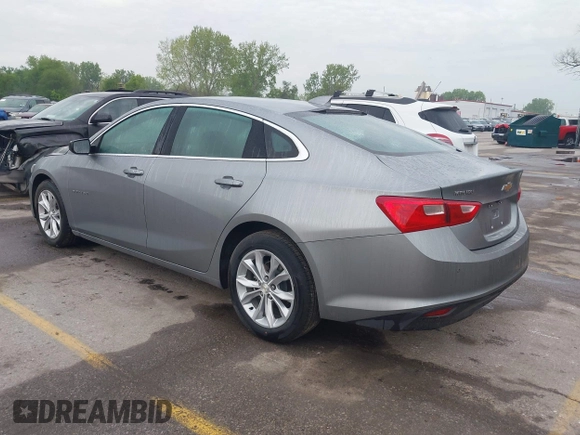 2025 Chevrolet Malibu LT with VIN 1G1ZD5ST0SF143698, listed as a IAAI auction lot 42106668 with 9,211 mi miles and . Bid and sale history available at DreamBid. Image 3.