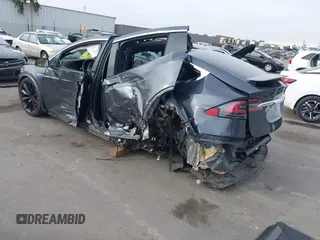 2016 Tesla Model X 70D with VIN 5YJXCAE27GF015175, listed as a IAAI auction lot 41074929 with 115,130 mi miles. Bid and sale history available at carsss.com. Image 3.