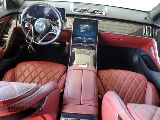 2022 Mercedes-Benz S-Class S 500 with VIN W1K6G6DB9NA105566, listed as a Copart auction lot 82774304 with 13,827 mi miles and Salvage Title. Bid and sale history available at carsss.com. Image 8.