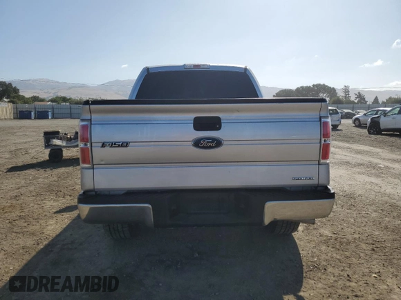 2014 Ford F-150 XL with VIN 1FTFW1EF5EKE57295, listed as a Copart auction lot 61687195 with 123,852 mi miles and Salvage title. Bid and sale history available at DreamBid. Image 6.