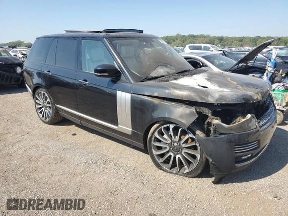 2015 Land Rover Range Rover Autobiography with VIN SALGV2TF8FA216928, listed as a Copart auction lot 69661193 with Not provided miles and . Bid and sale history available at DreamBid. Image 4.