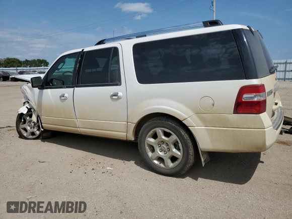 2013 Ford Expedition EL Limited with VIN 1FMJK2A54DEF69944, listed as a Copart auction lot 64955444 with 0 mi miles and Salvage Title. Bid and sale history available at carsss.com. Image 2.