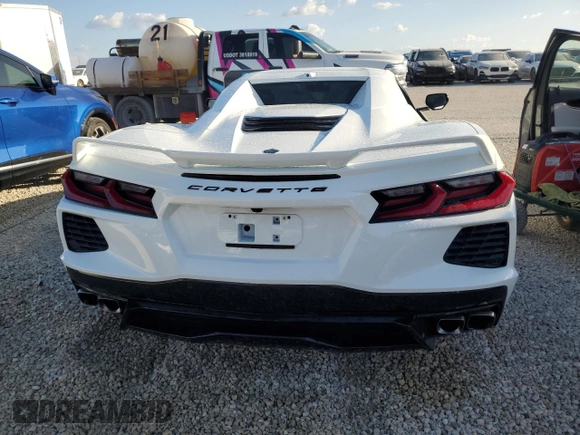 2020 Chevrolet Corvette 3LT with VIN 1G1Y83D49L5117408, listed as a Copart auction lot 76992104 with 2,828 mi miles and Non Repairable. Bid and sale history available at carsss.com. Image 6.