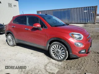 2016 FIAT 500X Lounge z VIN ZFBCFXDT1GP399997, wystawiony jako Copart lot #47788035 z przebiegiem 107 627 mil mil oraz Czysty tytuł • Clean title. Historia ofert i sprzedaży dostępna na DreamBid. Obrazek 4.