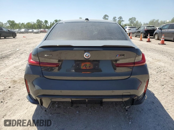 2024 BMW M3 Competition xDrive с VIN WBS43AY02RFS26756, выставлен на аукционе Copart как лот 52377425 с пробегом 7 468 миль миль и Списание • Salvage title. История ставок и продаж доступна на DreamBid. Изображение 6.