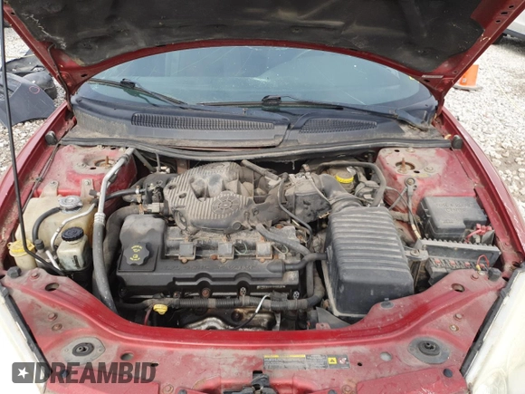 2005 Chrysler Sebring GTC with VIN 1C3EL75R85N660654, listed as a Copart auction lot 53736035 with 148,365 mi miles and Salvage Title. Bid and sale history available at DreamBid. Image 11.