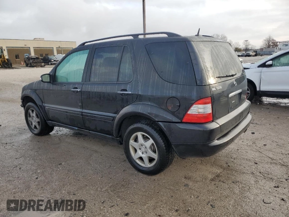 2005 Mercedes-Benz M 500 with VIN 4JGAB75E55A542350, listed as a Copart auction lot 79422774 with 169,970 mi miles and Salvage title. Bid and sale history available at DreamBid. Image 2.
