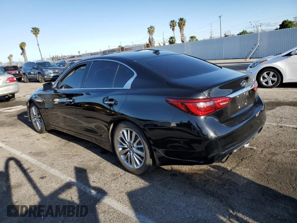 2019 Infiniti Q50 Luxe с VIN JN1EV7AP0KM541768, выставлен на аукционе Copart как лот 51636565 с пробегом Не указан миль и Списание • Salvage title. История ставок и продаж доступна на DreamBid. Изображение 2.