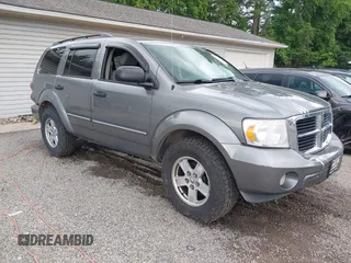 2008 Dodge Durango SLT z VIN 1D8HB48N38F135424, wystawiony jako IAAI lot #42361776 z przebiegiem 203 876 mil mil oraz . Historia ofert i sprzedaży dostępna na DreamBid. Obrazek 1.