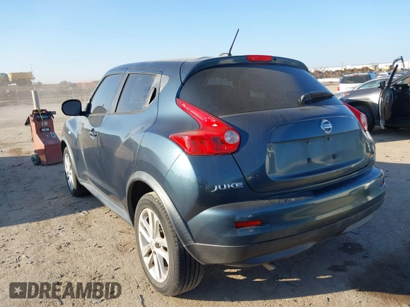 2014 Nissan Juke S with VIN JN8AF5MR1ET354919, listed as a IAAI auction lot 41663488 with 121,694 mi miles. Bid and sale history available at carsss.com. Image 3.