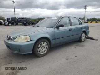 1999 Honda Civic LX with VIN 1HGEJ6577XL006237, listed as a Copart auction lot 52331625 with 279,787 mi miles and Clean Title. Bid and sale history available at carsss.com. Image 1.