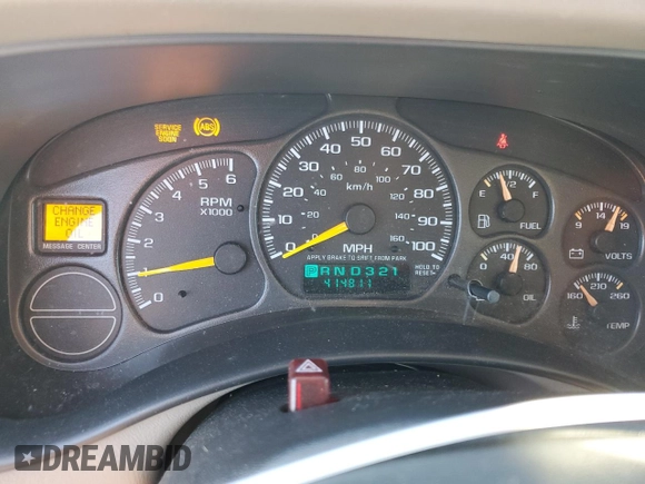2001 GMC Yukon SLT z VIN 1GKEC13T71J223368, wystawiony jako Copart lot #86610954 z przebiegiem 414 811 mil mil oraz Szkoda całkowita • Salvage title. Historia ofert i sprzedaży dostępna na DreamBid. Obrazek 9.