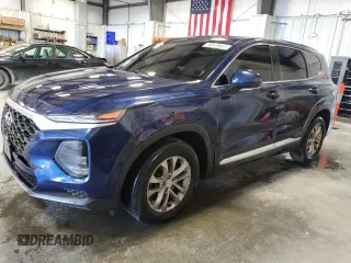 2020 Hyundai Santa Fe SE with VIN 5NMS23ADXLH274042, listed as a Copart auction lot 61205785 with 124,413 mi miles and Clean title. Bid and sale history available at DreamBid. Image 1.