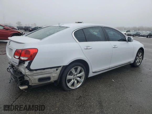 2009 Lexus GS 350 with VIN JTHCE96SX90022109, listed as a Copart auction lot 45130735 with 0 mi miles and Salvage Title. Bid and sale history available at carsss.com. Image 3.