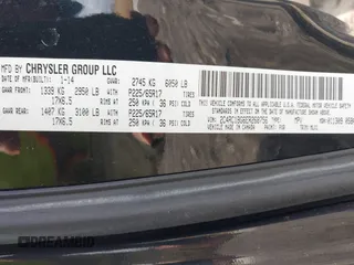 2014 Chrysler Town & Country Touring with VIN 2C4RC1BG6ER268756, listed as a IAAI auction lot 42036502 with 240,395 mi miles. Bid and sale history available at carsss.com. Image 9.