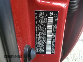 2014 Toyota Prius Four with VIN JTDKN3DUXE1755697, listed as a Copart auction lot 52238425 with 103,928 mi miles and Salvage Title. Bid and sale history available at carsss.com. Image 13.