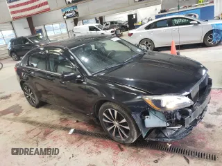 2012 Chrysler 200 S with VIN 1C3CCBHGXCN306300, listed as a Copart auction lot 49127535 with 127,738 mi miles and Salvage Title. Bid and sale history available at carsss.com. Image 4.