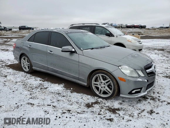 2011 Mercedes-Benz E 550 Luxury with VIN WDDHF9AB9BA411423, listed as a Copart auction lot 49166345 with 190,658 mi miles and Clean title. Bid and sale history available at DreamBid. Image 4.
