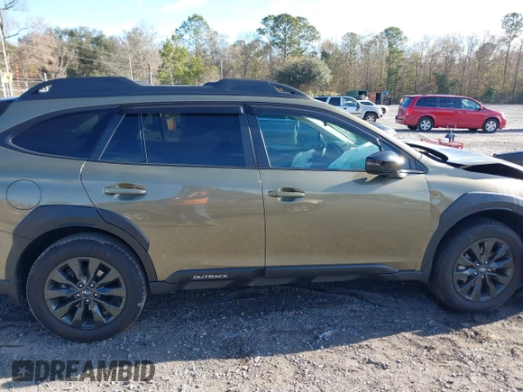 2025 Subaru Outback Onyx Edition with VIN 4S4BTALC3S3132162, listed as a IAAI auction lot 41336486 with 6,699 mi miles. Bid and sale history available at carsss.com. Image 12.