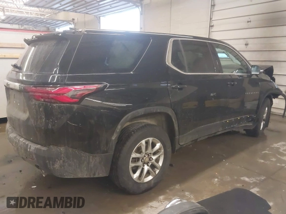 2023 Chevrolet Traverse LS with VIN 1GNEVFKW6PJ334301, listed as a IAAI auction lot 41579248 with 81,651 mi miles. Bid and sale history available at carsss.com. Image 4.