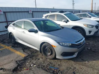 2018 Honda Civic Sedan LX with VIN 2HGFC2F56JH516877, listed as a IAAI auction lot 41214597 with 109,000 mi miles. Bid and sale history available at carsss.com. Image 1.