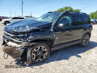 2021 Ford Bronco Sport Outer Banks with VIN 3FMCR9C66MRB11046, listed as a Copart auction lot 57719775 with 77,164 mi miles and Salvage title. Bid and sale history available at DreamBid. Image 1.