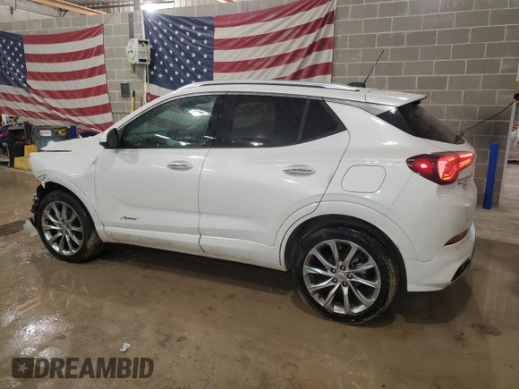 2024 Buick Encore GX Avenir with VIN KL4AMGSL5RB150447, listed as a Copart auction lot 42165435 with 15,694 mi miles and Salvage title. Bid and sale history available at DreamBid. Image 2.