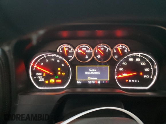 2020 Chevrolet Silverado 1500 LT Trail Boss with VIN 1GCPYFEL4LZ290952, listed as a Copart auction lot 84204744 with 125,782 mi miles and Non Repairable. Bid and sale history available at carsss.com. Image 9.