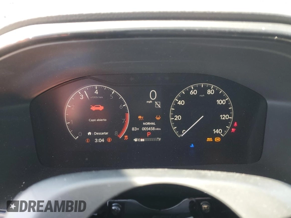2024 Honda CR-V EX-L with VIN 2HKRS3H79RH331471, listed as a Copart auction lot 50324525 with 5,458 mi miles and Salvage Title. Bid and sale history available at DreamBid. Image 9.