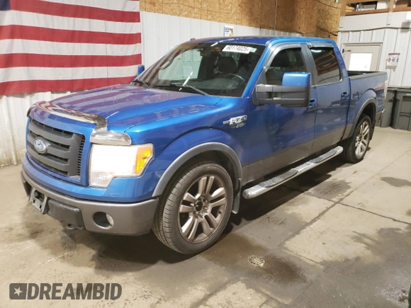 2009 Ford F-150 XL with VIN 1FTPW14V09KB58851, listed as a Copart auction lot 60174025 with 209,055 mi miles and Clean title. Bid and sale history available at DreamBid. Image 1.