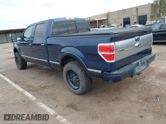 2014 Ford F-150 XL with VIN 1FTFW1ET7EFA52599, listed as a IAAI auction lot 41848890 with 154,353 mi miles. Bid and sale history available at carsss.com. Image 3.