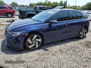 2022 Volkswagen Golf GTI S with VIN WVWG87CD7NW163201, listed as a Copart auction lot 54029304 with 17,967 mi miles and Salvage Title. Bid and sale history available at carsss.com. Image 1.