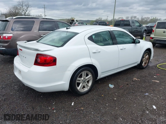2014 Dodge Avenger SE with VIN 1C3CDZAGXEN221329, listed as a IAAI auction lot 41931109 with 149,715 mi miles. Bid and sale history available at carsss.com. Image 4.