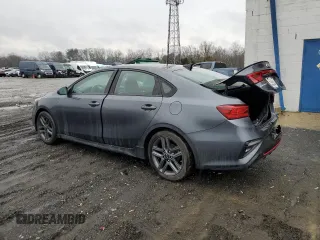 2021 Kia Forte GT-Line with VIN 3KPF34AD7ME270897, listed as a Copart auction lot 50296205 with 93,833 mi miles and Salvage Title. Bid and sale history available at carsss.com. Image 2.