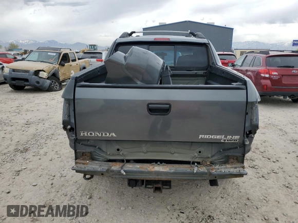 2008 Honda Ridgeline RT with VIN 2HJYK16208H525347, listed as a Copart auction lot 53288325 with 191,325 mi miles and Salvage title. Bid and sale history available at DreamBid. Image 6.