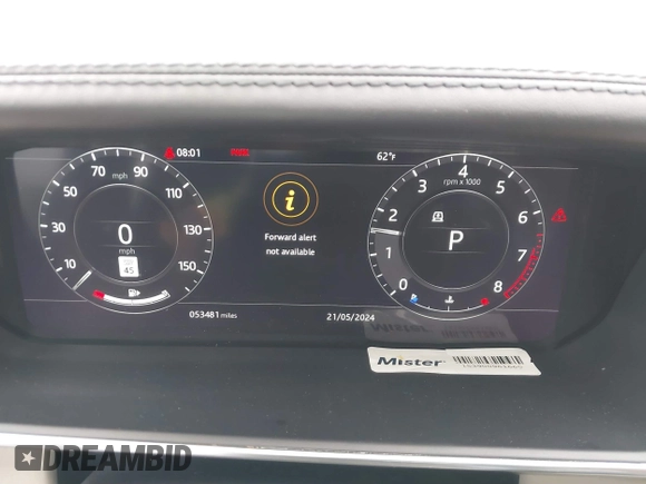 2018 Land Rover Range Rover Sport HSE Dynamic with VIN SALWV2SV5JA409700, listed as a IAAI auction lot 41232231 with 53,481 mi miles. Bid and sale history available at carsss.com. Image 7.