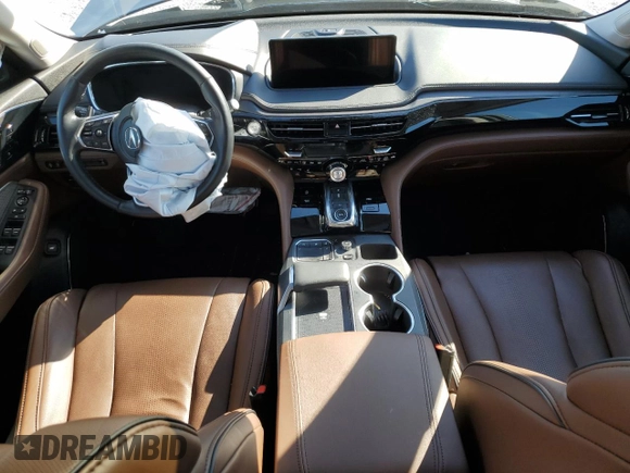 2022 Acura MDX w/Advance Package with VIN 5J8YE1H81NL047890, listed as a Copart auction lot 46604415 with 52,117 mi miles and Salvage Title. Bid and sale history available at carsss.com. Image 8.