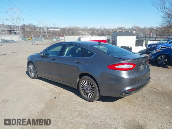 2014 Ford Fusion Titanium with VIN 3FA6P0K92ER119005, listed as a IAAI auction lot 41827178 with 108,959 mi miles. Bid and sale history available at carsss.com. Image 3.