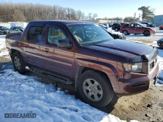 2008 Honda Ridgeline RTX with VIN 2HJYK16368H515933, listed as a Copart auction lot 89304965 with 194,891 mi miles and Salvage Title. Bid and sale history available at carsss.com. Image 4.