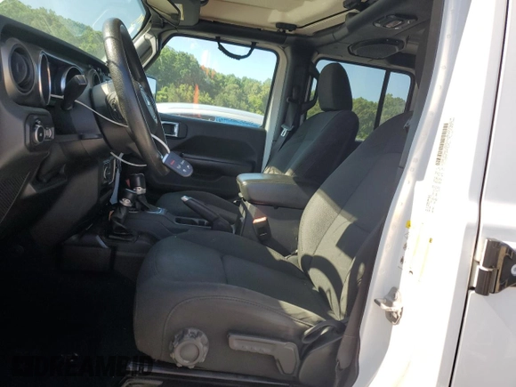 2018 Jeep Wrangler Unlimited Sport with VIN 1C4HJXDN1JW289418, listed as a Copart auction lot 50494925 with 85,408 mi miles and Salvage title. Bid and sale history available at DreamBid. Image 7.