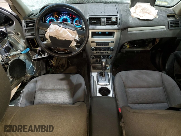 2010 Ford Fusion SE with VIN 3FAHP0HA2AR356436, listed as a Copart auction lot 58396205 with 97,546 mi miles and Salvage title. Bid and sale history available at DreamBid. Image 8.