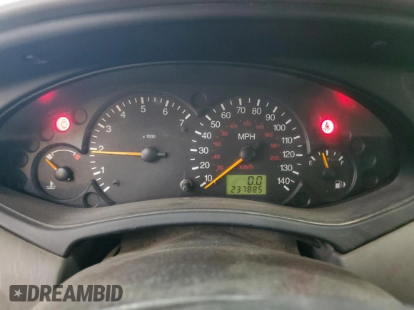 2000 Ford Focus SE with VIN 1FAFP343XYW397386, listed as a Copart auction lot 52828655 with 237,885 mi miles and Salvage Title. Bid and sale history available at carsss.com. Image 9.
