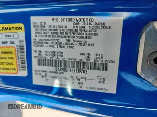 2020 Ford Mustang EcoBoost z VIN 1FATP8UH6L5139702, wystawiony jako Copart lot #63040525 z przebiegiem 74 404 mil mil oraz Nie do naprawy • Non repairable. Historia ofert i sprzedaży dostępna na DreamBid. Obrazek 12.