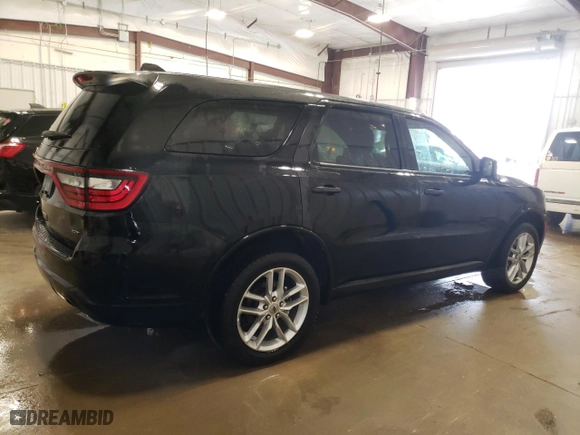 2023 Dodge Durango GT with VIN 1C4RDJDG0PC718200, listed as a Copart auction lot 49492655 with 33,436 mi miles and Clean Title. Bid and sale history available at carsss.com. Image 3.
