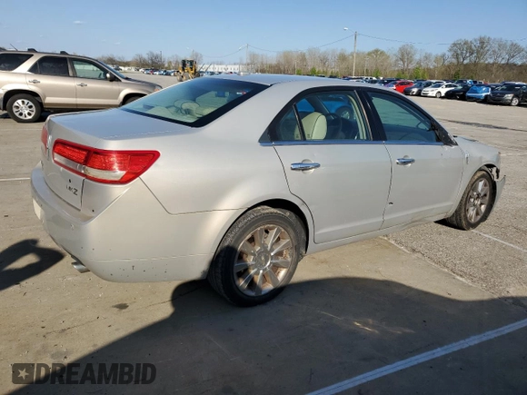 2010 Lincoln MKZ with VIN 3LNHL2GC6AR620211, listed as a Copart auction lot 52112215 with 156,111 mi miles and Non Repairable. Bid and sale history available at DreamBid. Image 3.