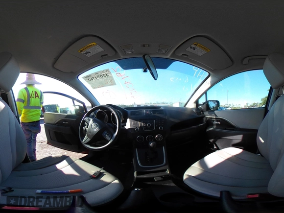 2014 Mazda Mazda5 Sport with VIN JM1CW2BLXE0163650, listed as a IAAI auction lot 42024762 with 137,314 mi miles. Bid and sale history available at carsss.com. Image 18.